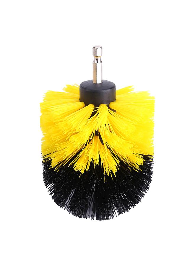 Tactix Mini Drill Brush Yellow and Black 63mm - Image 3