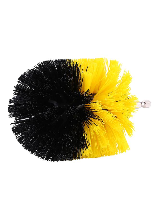Tactix Mini Drill Brush Yellow and Black 63mm - Image 2