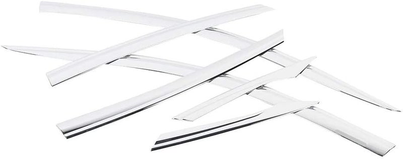 woobles Window Visor Guard, Car Shield Deflectors Electroplated Window Vent Visor Rain Sun Guard Refitting 6Pcs/Set Fit for Civic 2016-2020 - Image 3