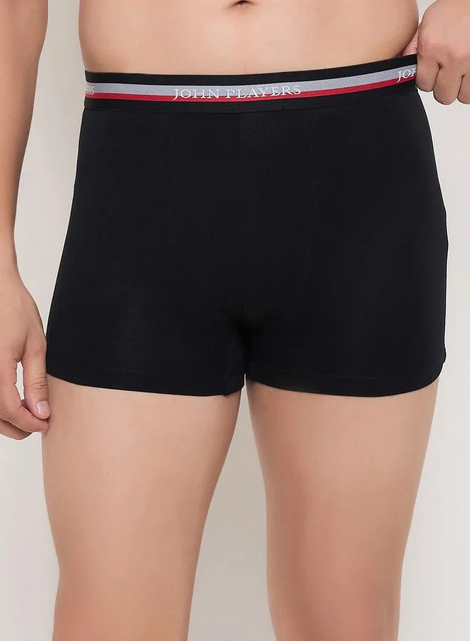 John Players John Player Pack of 2 - Solid Trunks with Elastic Waistband