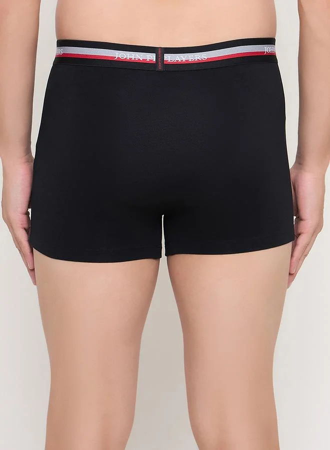 John Players John Player Pack of 2 - Solid Trunks with Elastic Waistband