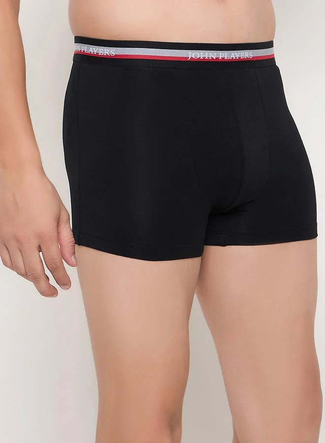 John Players John Player Pack of 2 - Solid Trunks with Elastic Waistband