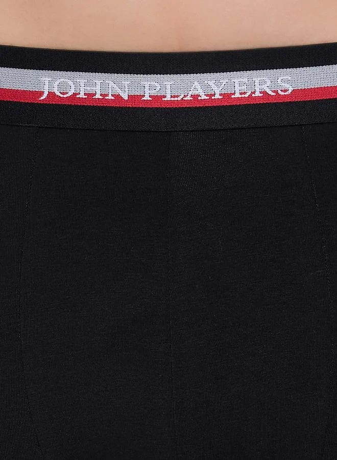 John Players John Player Pack of 2 - Solid Trunks with Elastic Waistband