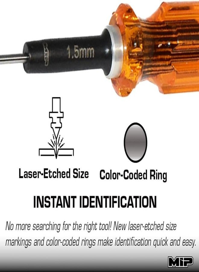 MIP Metric 3 Pack Set 1.5mm 2mm 7mm Hex and Nut Driver Tool Miniature Screwdriver For RC 9620 - Image 2