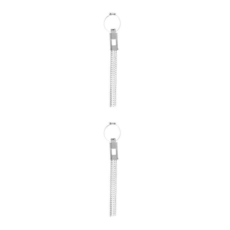 2pcs Car Anti-static Ground 4 Metal Chain Strips Exhaust Hanging Type Static for Autumn and Winter - Image 1