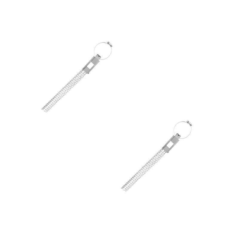 2pcs Car Anti-static Ground 4 Metal Chain Strips Exhaust Hanging Type Static for Autumn and Winter - Image 2