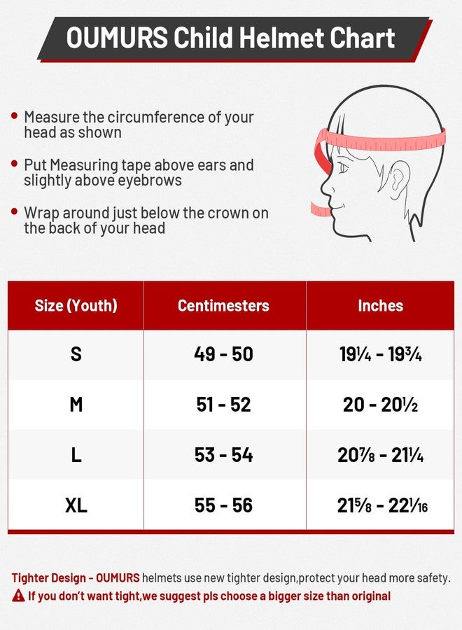 OUMURS DOT Youth Dirt Bike Helmet with Goggles & Gloves for 5-14 Years Old, Kid ATV Helmet for Youth Boys Girls, Four Wheeler Helmet Kids, Motocross BMX MX UTV Offroad Street Go Kart Riding Dirt Bike - Image 2