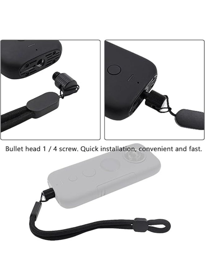 eWINNER حزام معصم من قطعتين لكاميرا انستا 360 اكس 4 ون اكس 3/اكس 2/اكس جو 2 وجو 3 وون ار اس وون ار اس وون ار / حبل معصم خفيف الوزن مضاد للضياع 1/4 موصل برغي من ملحقات الكاميرا الرياضية - Image 5