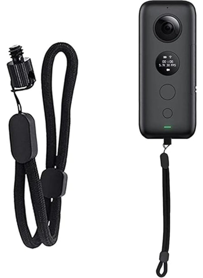 eWINNER حزام معصم من قطعتين لكاميرا انستا 360 اكس 4 ون اكس 3/اكس 2/اكس جو 2 وجو 3 وون ار اس وون ار اس وون ار / حبل معصم خفيف الوزن مضاد للضياع 1/4 موصل برغي من ملحقات الكاميرا الرياضية - Image 4