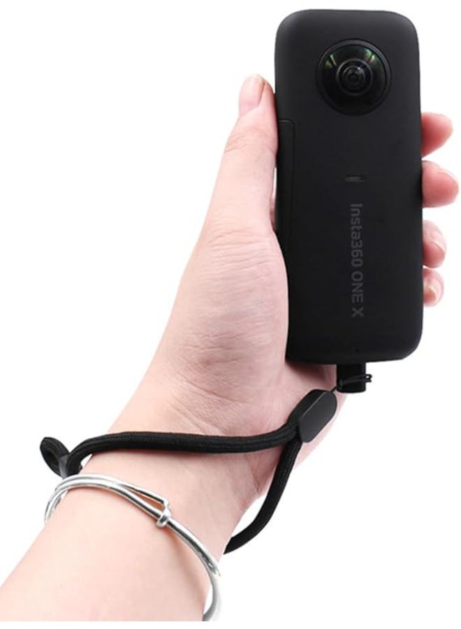 eWINNER حزام معصم من قطعتين لكاميرا انستا 360 اكس 4 ون اكس 3/اكس 2/اكس جو 2 وجو 3 وون ار اس وون ار اس وون ار / حبل معصم خفيف الوزن مضاد للضياع 1/4 موصل برغي من ملحقات الكاميرا الرياضية - Image 2