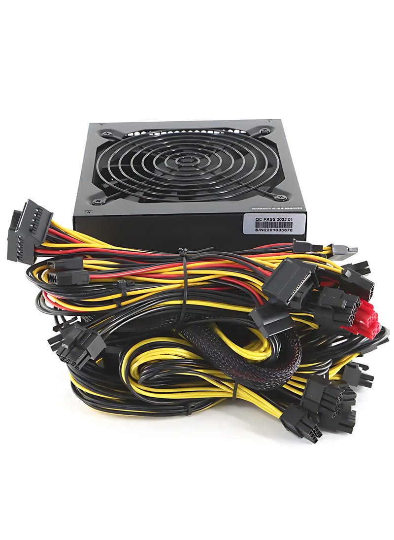 M1 Pro 2200W Power Supply for Mining 8 Graphics cards for Mining and Gaming Psu