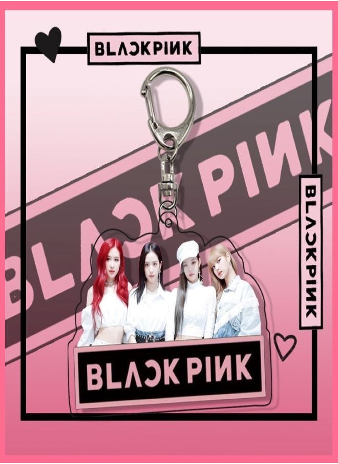 SKYLO Blackpink Star Surrounding Acrylic Keychain Pendant Double-sided Pendant Jewelry 