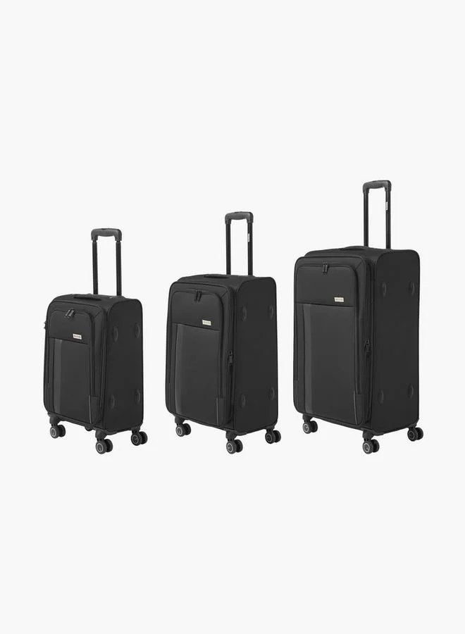 وايف Solid Softcase Trolley Bag with Retractable Handle - Set of 3