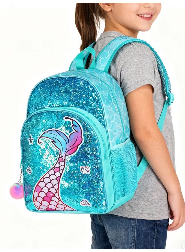 JCB CHIC مجموعة من 3 قطع حقائب ظهر للأطفال، حقيبة كتب للأطفال مع حقيبة ظهر وصندوق غداء ومجموعة أقلام رصاص. حقيبة مدرسية ثلاثية الأبعاد للأطفال والمراهقين في المرحلة الابتدائية - Image 5