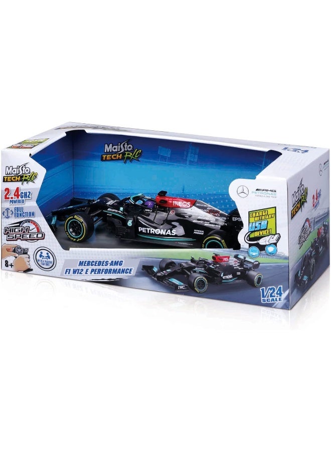 Maisto 1:24 F1 - MERCEDES-AMG F1 W12 E Performance (2021) - 2.4 GHz (USB rechargeable) – Remote Control Toy for Kids Ages 6+ - Image 3
