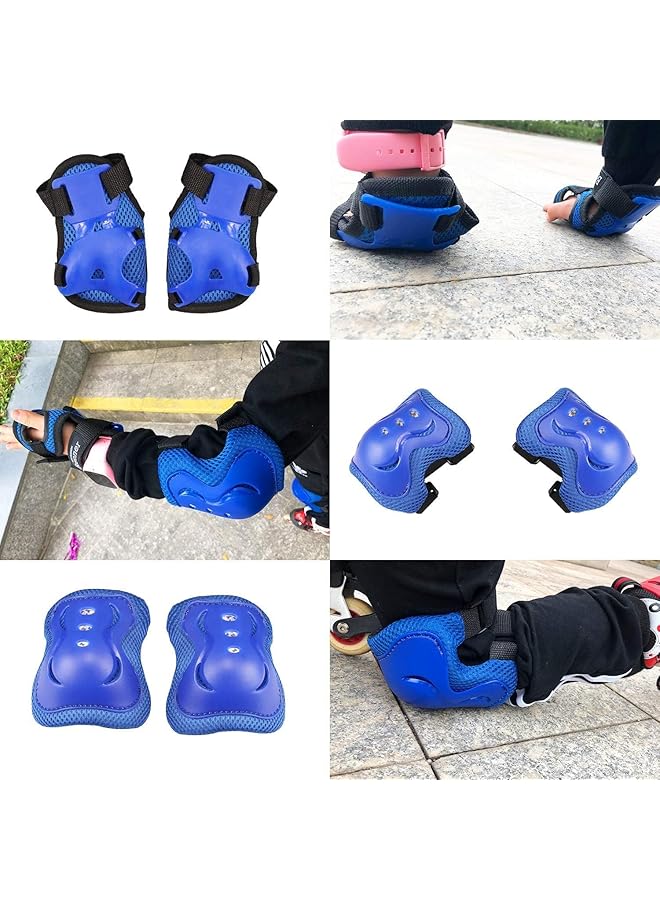 X spring Kids Knee And Elbow Pads Kids Knee Pads And Elbow Pads Set Youth Skate Guards Knee And Elbow Pads For Girls Boys Protective Gear Set For Skating Cycling Bike Rollerblading Scooter Sports - Image 5
