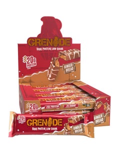 Grenade High Protein Low Sugar Bar Gingerbread 60g Pack of 12 - pzsku/ZB729960FDCFB69CD6571Z/45/_/1735211708/add7df06-ed12-4685-a926-f520eb22680a