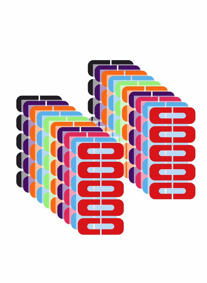 نيبمينينت Disposable Nail Peel Off Tapes, Plastic Polish Protector Sticker U-Shape Tape for Art Painting, Spill-Proof Stickers Stamping Manicure Tool - Image 1