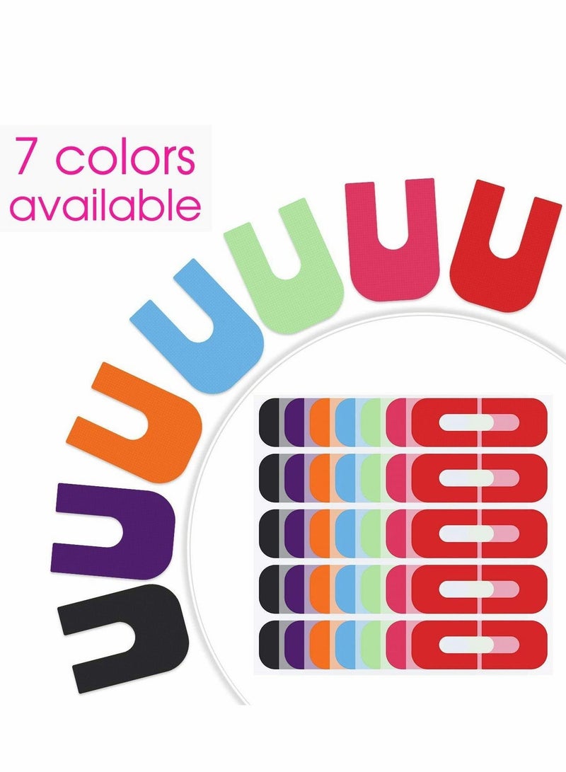 نيبمينينت Disposable Nail Peel Off Tapes, Plastic Polish Protector Sticker U-Shape Tape for Art Painting, Spill-Proof Stickers Stamping Manicure Tool - Image 5