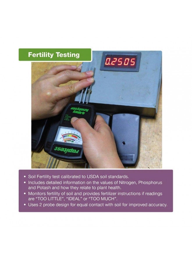 Luster Leaf Luster Leaf 1880 Rapitest Tester Electronic, 4-Way Soil Analyzer  - Image 4