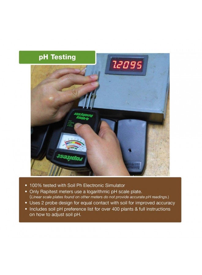 Luster Leaf Luster Leaf 1880 Rapitest Tester Electronic, 4-Way Soil Analyzer  - Image 3