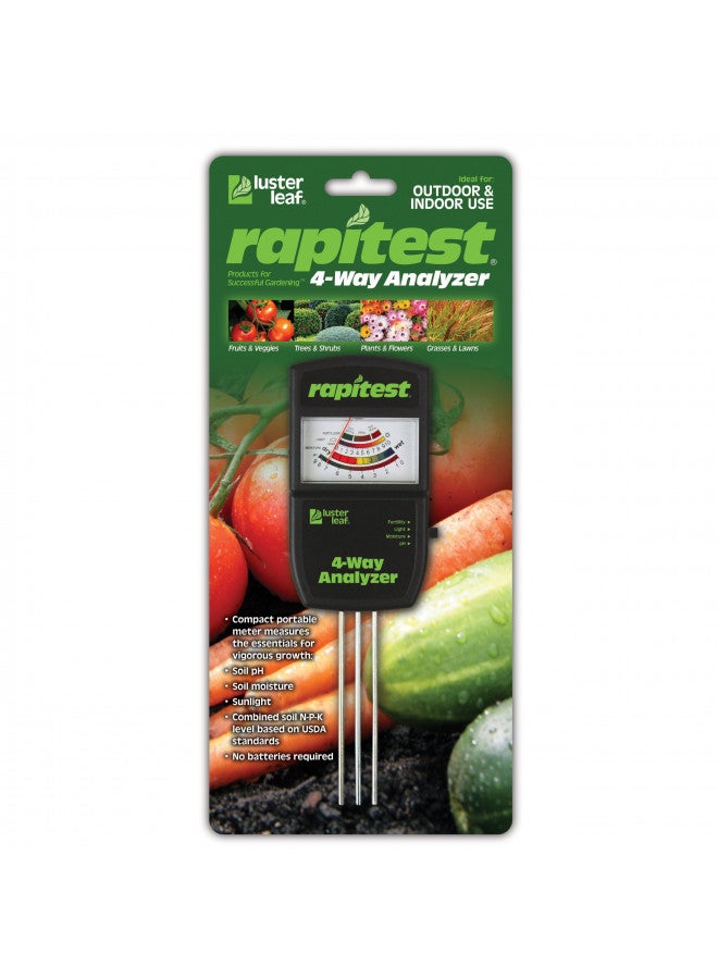 Luster Leaf Luster Leaf 1880 Rapitest Tester Electronic, 4-Way Soil Analyzer  - Image 1
