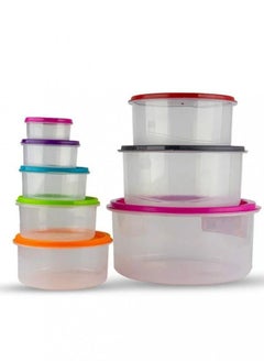 PRINCEWARE Set of 8 Pcs Tproin Plastic Boxes  - Image 1