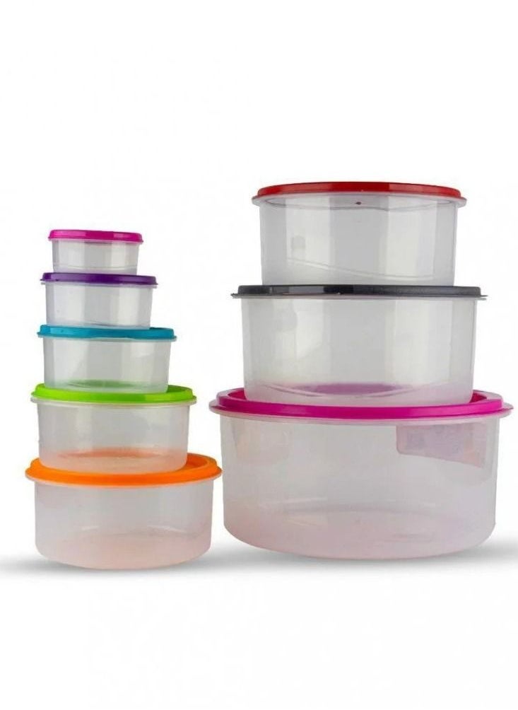 PRINCEWARE Set of 8 Pcs Tproin Plastic Boxes  - Image 1