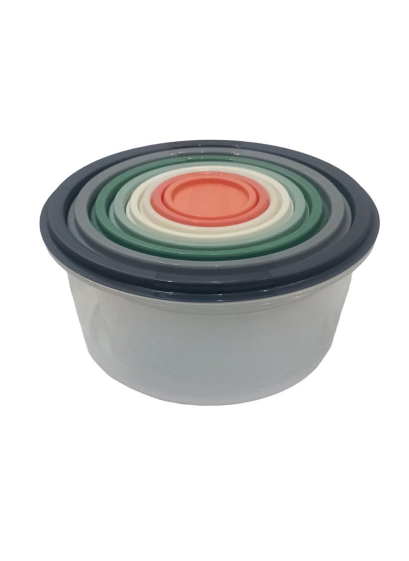 PRINCEWARE Set of 8 Pcs Tproin Plastic Boxes  - Image 4