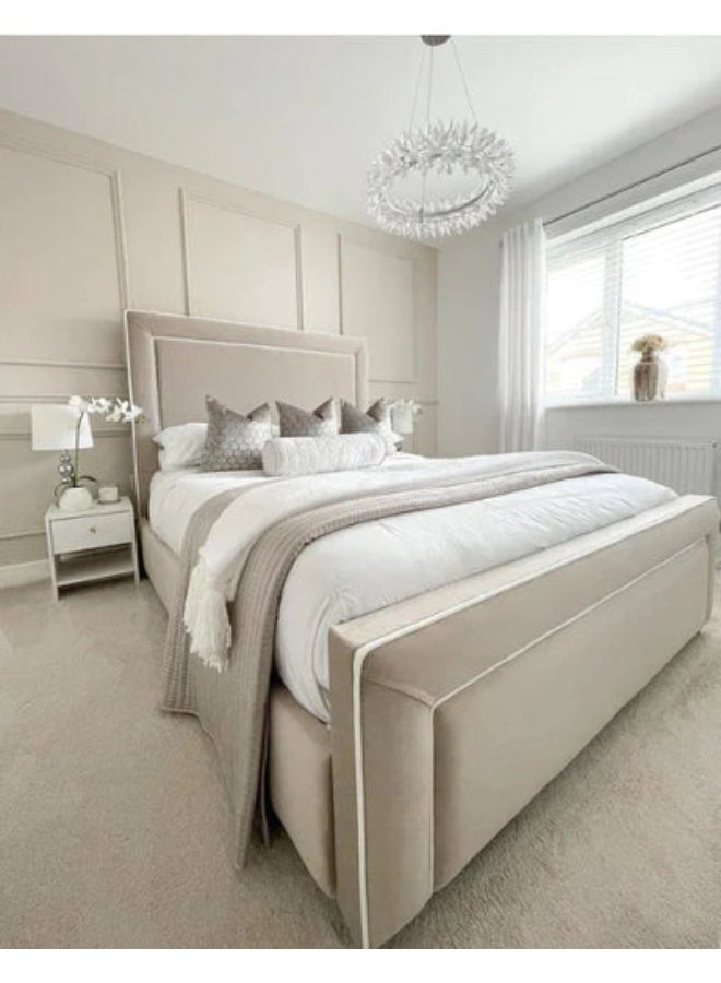 Havana Beds And Upholstery Hampton Luxury Handmade King Bed (Suitable Mattress fit :180 cm x 190 cm) - Image 1