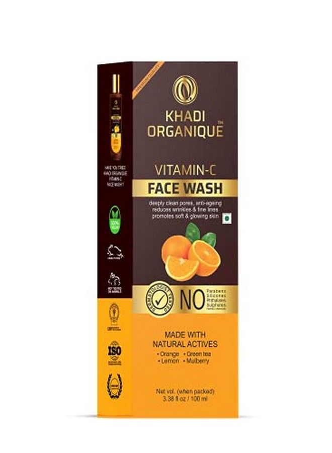 Khadi ORGANIQUE Vitamine C Face Wash 100 Ml - Image 4