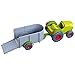 HABA Little Friends Tractor and Trailer 2 Piece Farm Play Set with Movable Hatch - Image 2