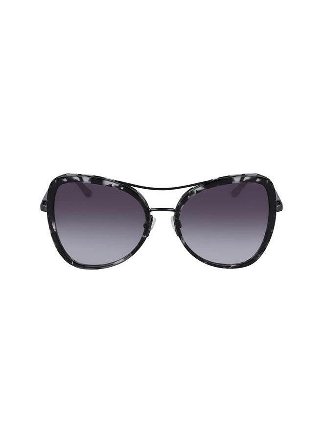 Donna Karan نظارة شمسية Zyl Cat Eye للنساء بإطار كامل 43925 5517  - Image 1