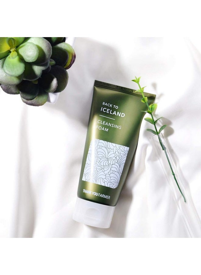 THANKYOU FARMER THANKYOU FARMER Back To Iceland Cleansing Foam 4.22 Fl Oz (120ml) - Pore Cleansing, Moisturized-Finish, Mens Face Wash, Face Cleanser, Face Wash For Women, Face Wash For Oily Skin  - Image 4