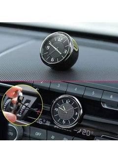 YOURKARTS.COM YOURKARTSCOM stainless steel Car Dashboard Universal Analog Clock with Ac Vent Clip 3M Tape Perfect Size 