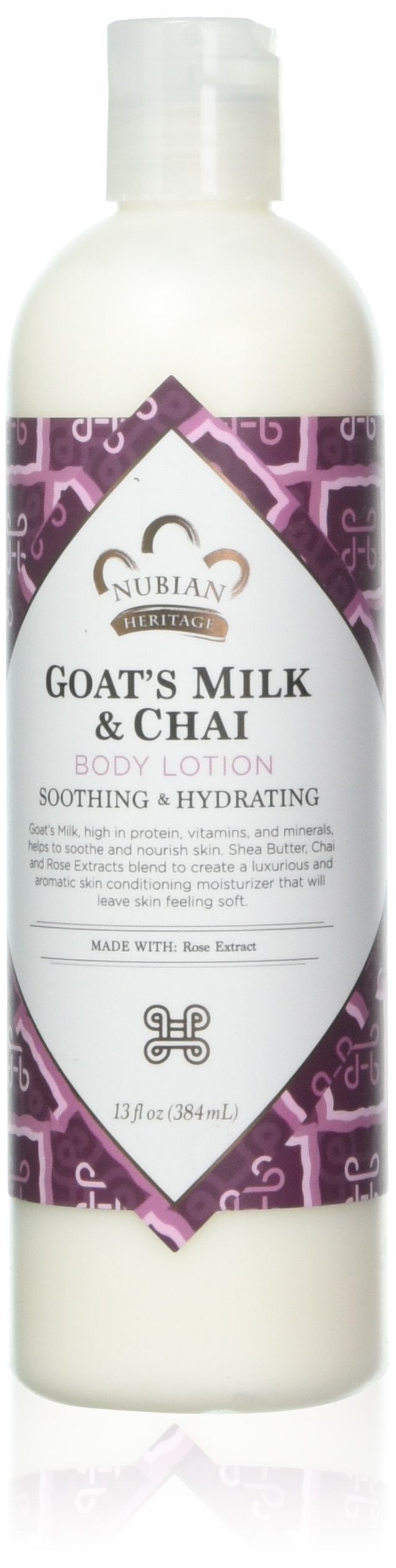 Nubian Heritage Body Lotion Goats Milk  Chai Nubian Heritage 13 oz Lotion