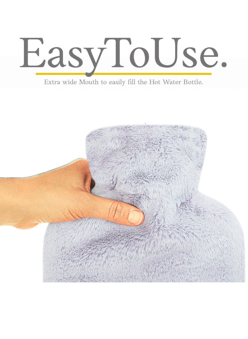 Mini Hot Rubber Water Bag with Protection Cloth Cover - Image 3