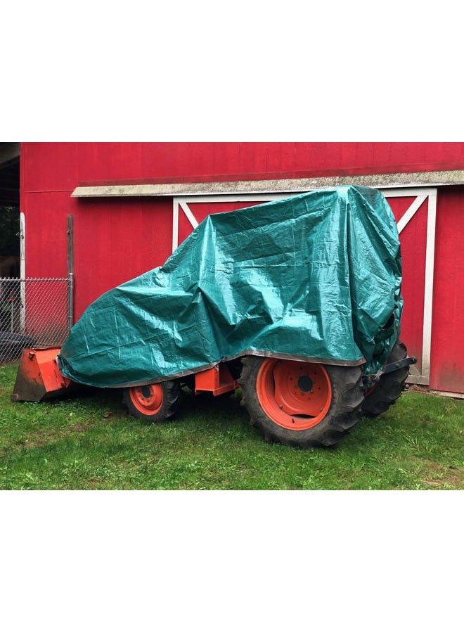 Dry Top 11020 Medium Duty Tarp, 10x20 Feet, Brown/Green - Image 2