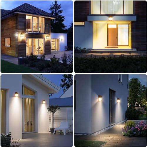 LITVERSE Abs Solar Lights Outdoor, Wall Sconce Motion Sensor, 3 Lighting Modes Waterproof Solar Security Wall Lantern Light Fixtures for Garden Yard Patio Fence Outside Decorative - Image 5
