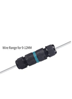 Excefore KASTWAVE IP68 Waterproof Junction Box M20 Outdoor Electrical Cable Connectors 2 Way 3 Pin for Quick Repair Extender Power Wire Cord Range 9~12mm (5 Pack)  - Image 3