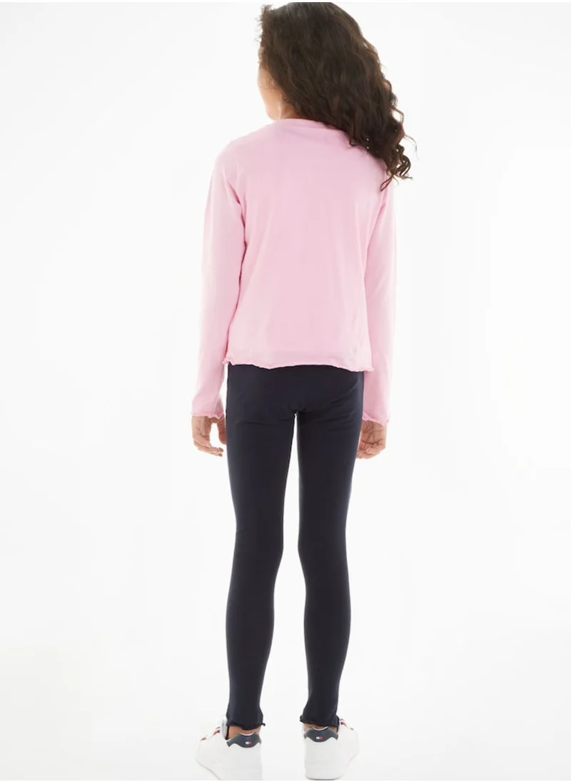 TOMMY HILFIGER Long Sleeves Leggings Pj Set