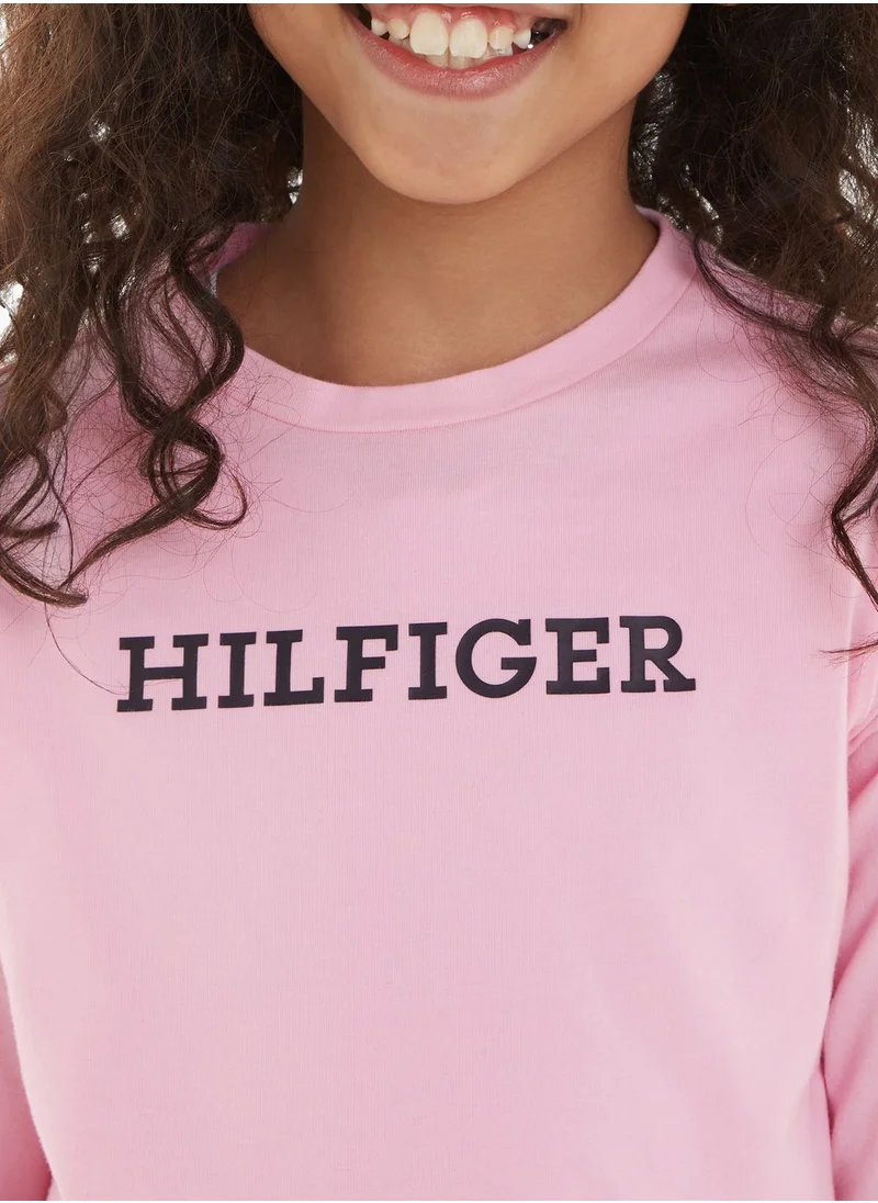 TOMMY HILFIGER Long Sleeves Leggings Pj Set