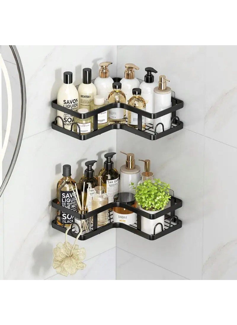 Generic 5-Piece Metal Corner Set – Includes 2 Metal Corners, 2 Spice Holders, and Brush Holder – Versatile Use for Kitchen and Shower NI  - Image 5