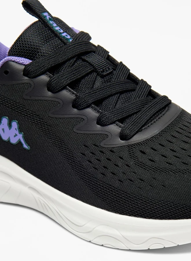 Kappa Women's Textured Sports Shoes with Lace-Up Closure