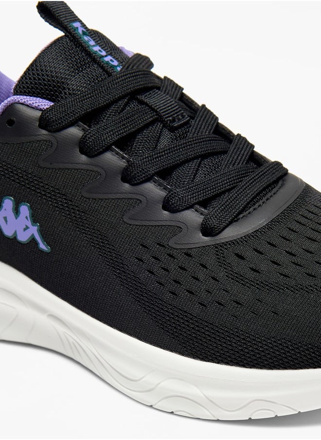 Kappa Women's Textured Sports Shoes with Lace-Up Closure  - Image 5
