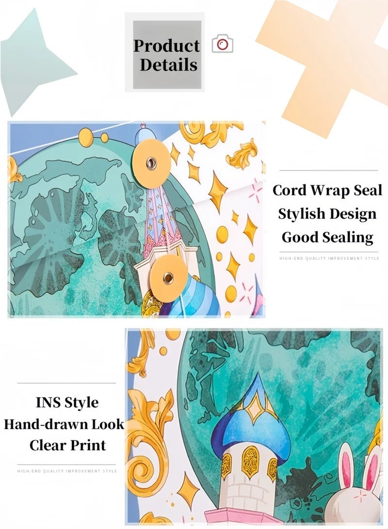 Harse Oil Painting Style Gift Bag, Birthday Gift Box, Envelope Packaging Bag, Creative Paper Gift Bag, Holiday Gift Box, Gift Bag - Image 2