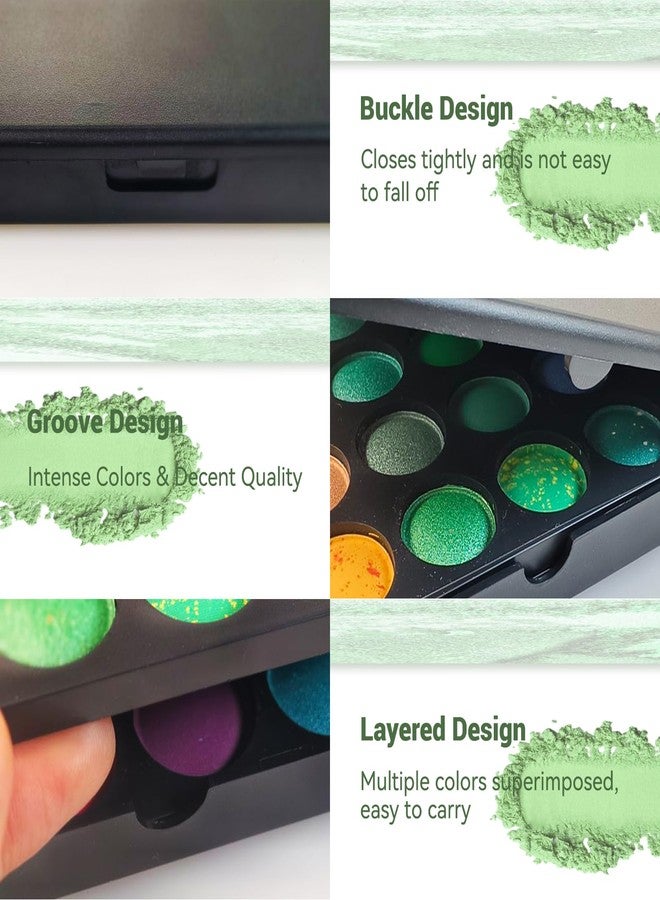 Joyeee Eyeshadow Palettes, Easy to Blend Color Fusion 120 Shades Metallic and Shimmer Eyeshadow Sweatproof and Waterproof Nudes Eye Shadows, Professional Makeup Long Lasting for Teen, Brights #1 - Image 5