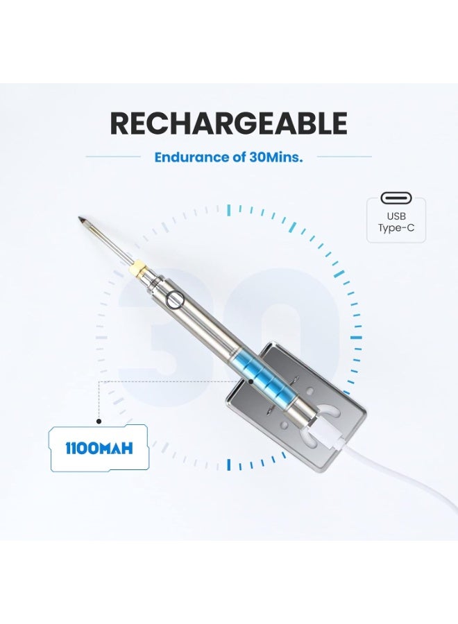 Cordless Soldering Iron Kit 1100mah USB Wireless Electric Soldering Gun Pen - Image 2