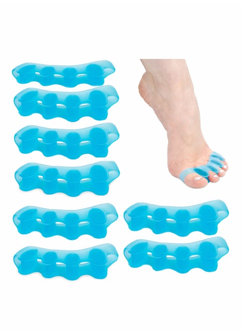 Toe Spacer and Straightener Set - Alleviate Pain from Overlapping Toes, Correct Crooked Toes, and Realign Foot Alignment