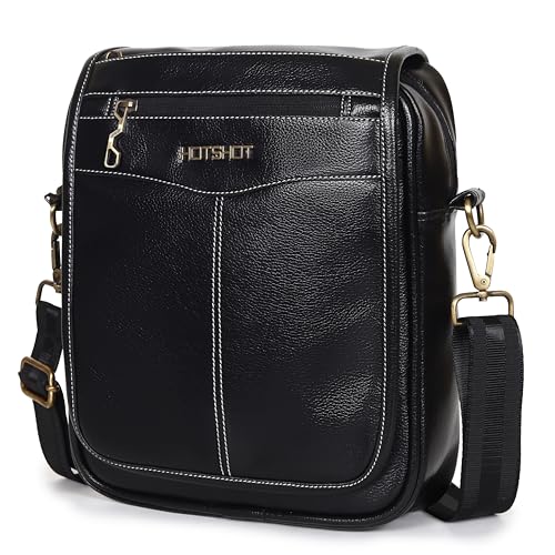 HOT SHOT TRIPSTER_2007|FAUX LEATHER SLING BAG|SIDE BAG|TRAVEL BAG|SHOULDER BAG|PASSPORT BAG|CROSS BODY BAG|WATER RESISTANT|7 LITER SLING BAG FOR MEN & WOMEN - Image 1
